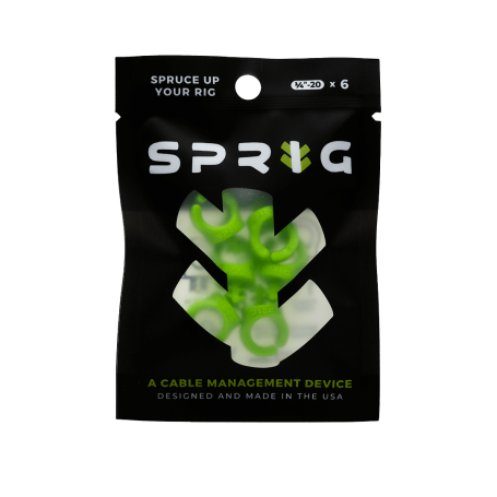 Sprig-Cable Clip 1/4" (6-pack) - Div Colors