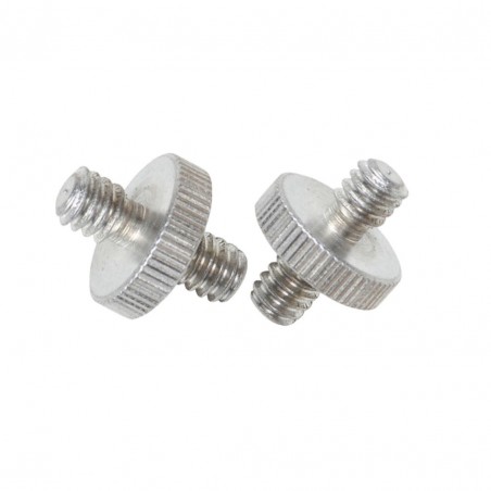 Double Head Screw 1/4" - 1/4" - Pack of 2