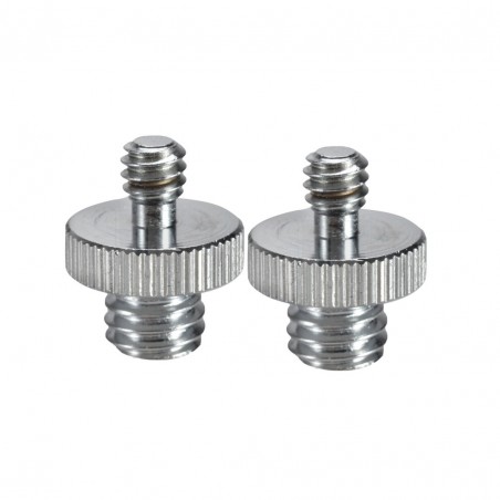 Double Head Converter Screw 1/4" - 3/8" - Pack of 2