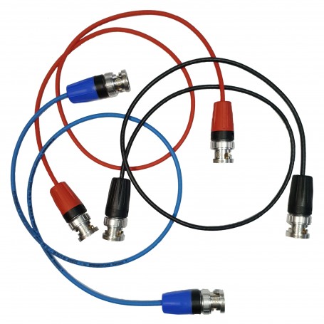 Slim & Tiny BNC Cables with Neutrik© Connectors - Various Length