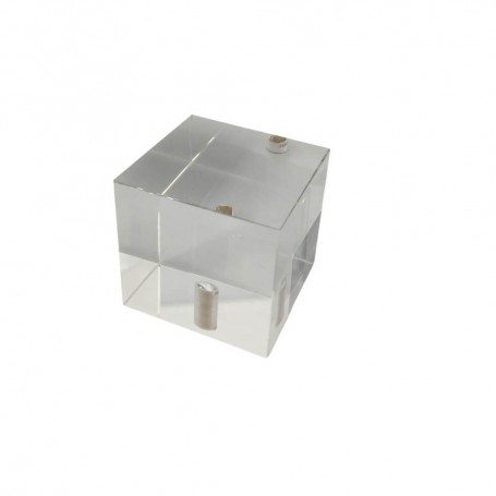 %%Cube Prism with 1/4" Thread%%