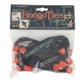 Bongo Ties black/orange Pack of 10