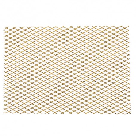 Eyecandy Net Fabric - 4x5,65"  Gold | 2er Pack