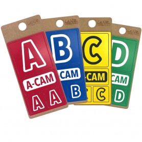 Camera ID Tags - Group of Items - A+B+C+D-Cam