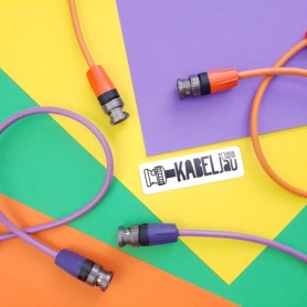 12G Slimline BNC Kabel mit Neutrik© Steckern - verschiedene Längen & Farben