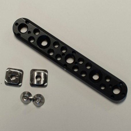 SmallHD 1303 Back Nato Rail Cheeseplate with 2 screws and 2 nuts from the top