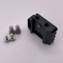 ARRI EVF Universal Mount with 2 1/4" screws and 2 M4 screws with washers, from the side