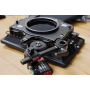 ARRI 4x5 Kompendium mit Preston Motor an ARRI 4x5 Rota Pola Mount Bracket