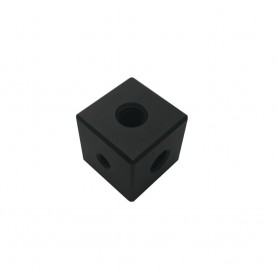 Lenzcube Threadcube is made from black anodized aluminium. For Film & TV productions