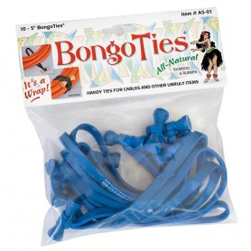 Bongo Ties blau 10er Pack