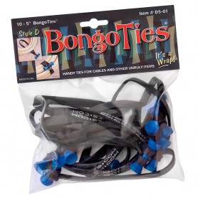 Bongo Ties blau "Azure" - 10er Pack
